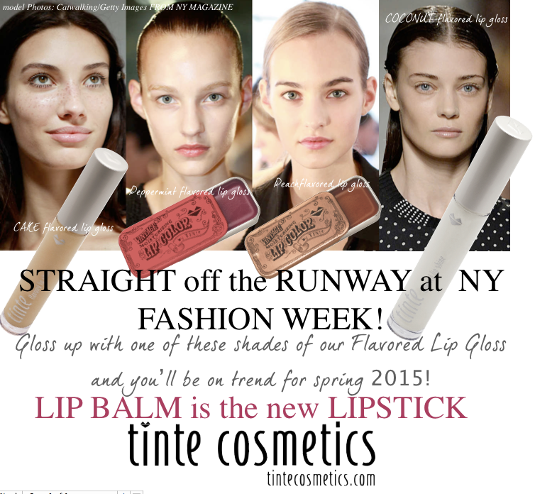 Lip balm is the new lipstick tinte cosmetics agrees