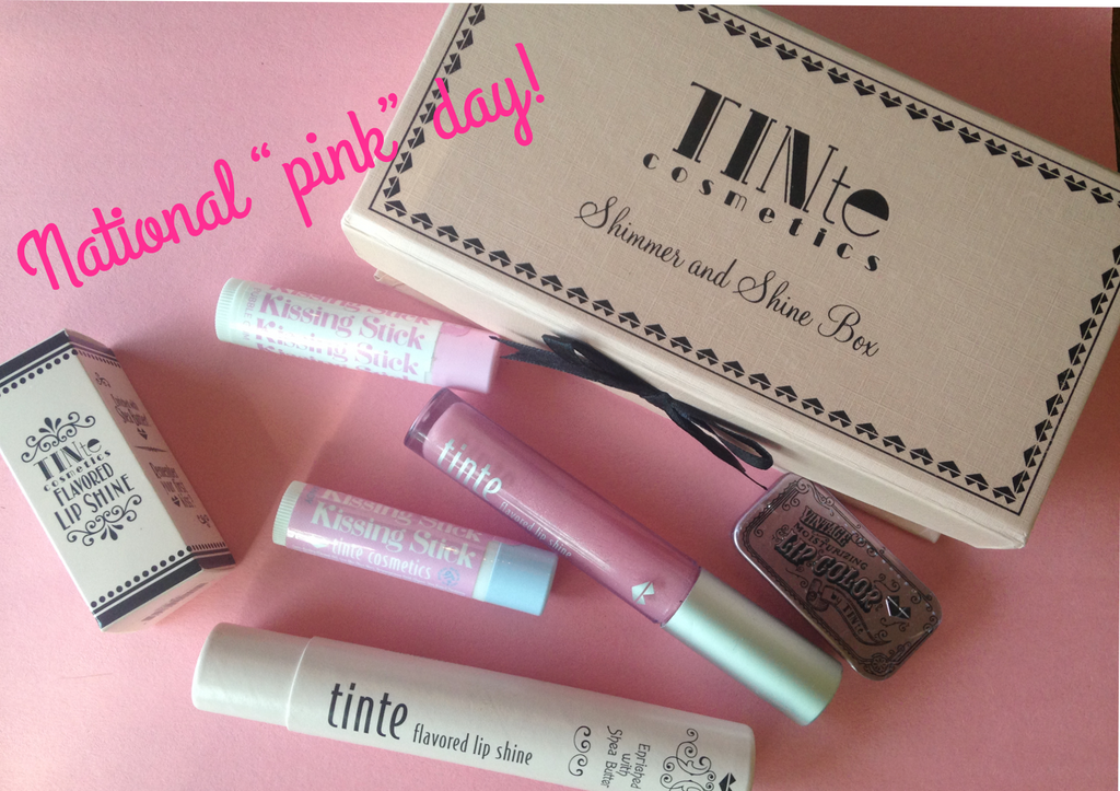 TINte Cosmetics Celebrates National Pink Day with flavored lip glosses