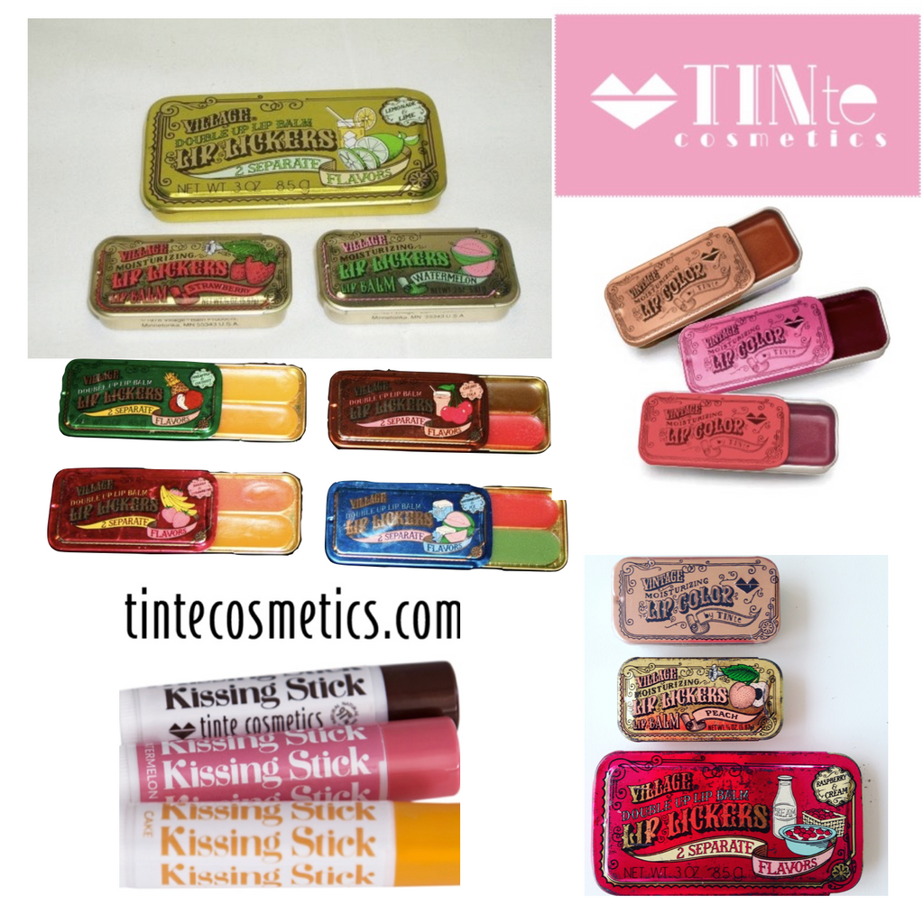Vintage Slider tin flavored Lip balms & Kissing Sticks Flavored Lip balms everywhere!