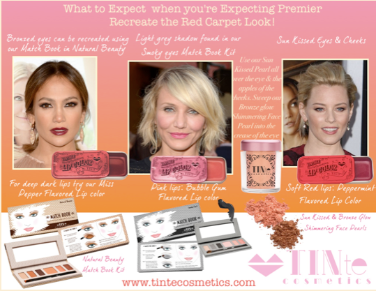 "Get the Look" Recreate Red Carpet Beauty Using TINte Cosmetics : What to Expect when you're Expecting Premier