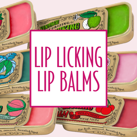 Vintage Slider Tin • Lip Licking Lip Balm