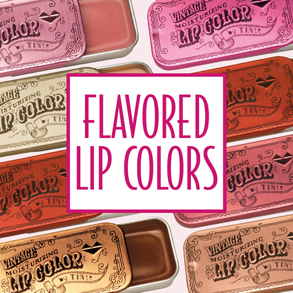 Vintage Slider Tin • Flavored Lip Color
