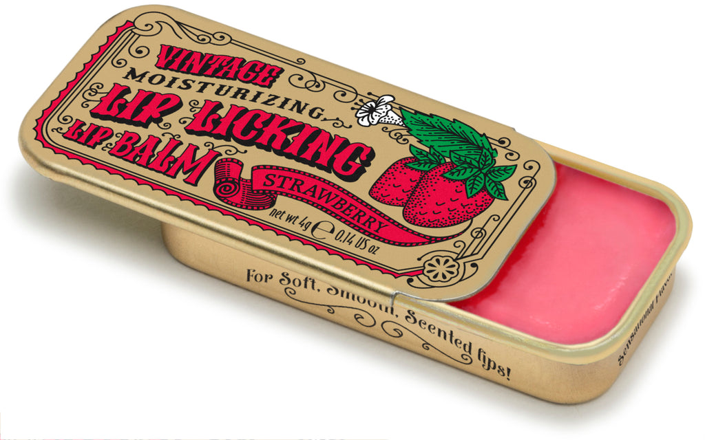 Tinte Christmas Card - Strawberry Lip Licking Flavored Lip Balm