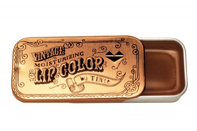 Root Beer Flavored Lip Gloss Vintage Slider Tin
