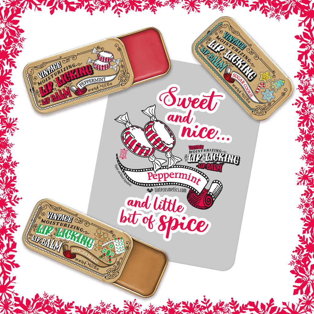 Holiday Lip Licking Lip Balm Trio Kit