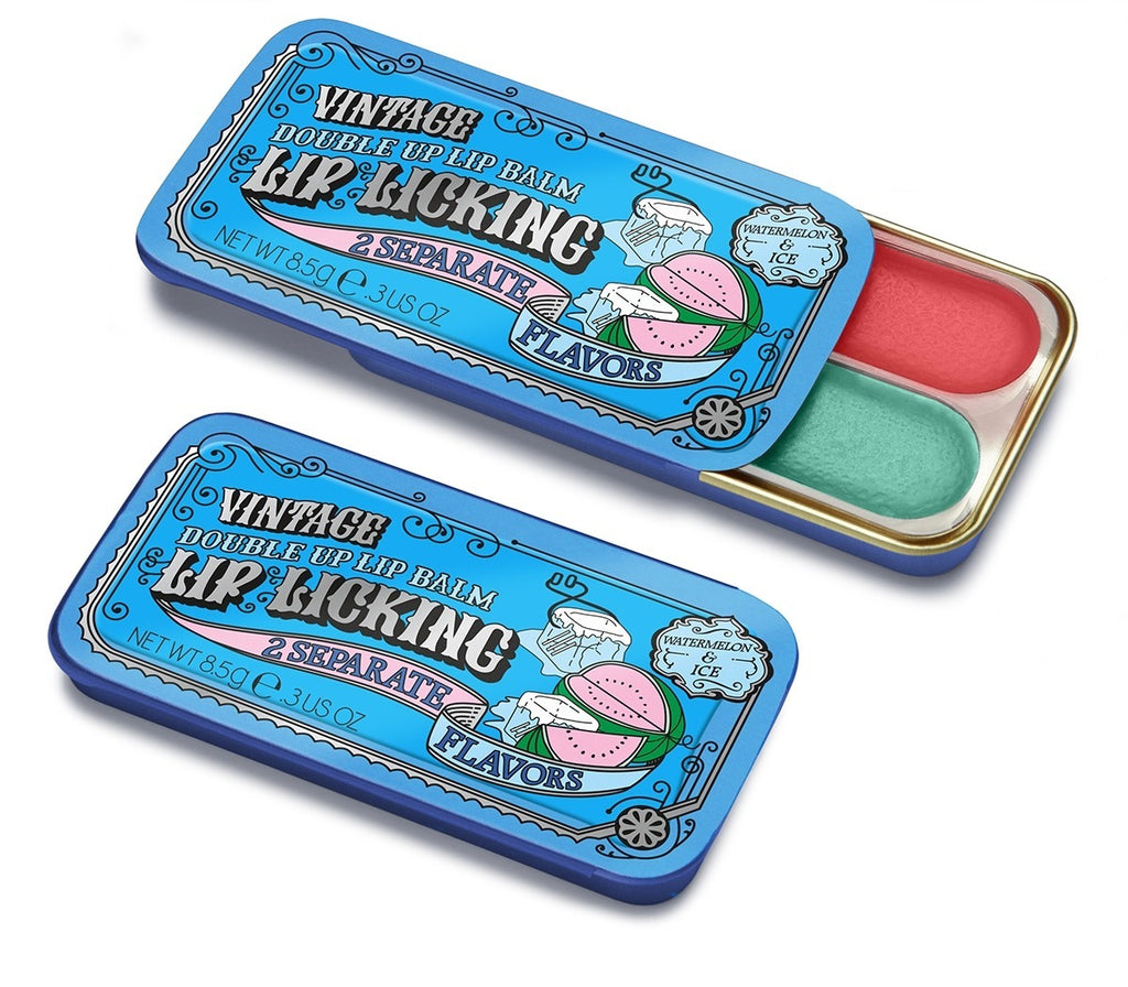 Watermelon & Ice Double Up Lip Licking Flavored Lip Balm